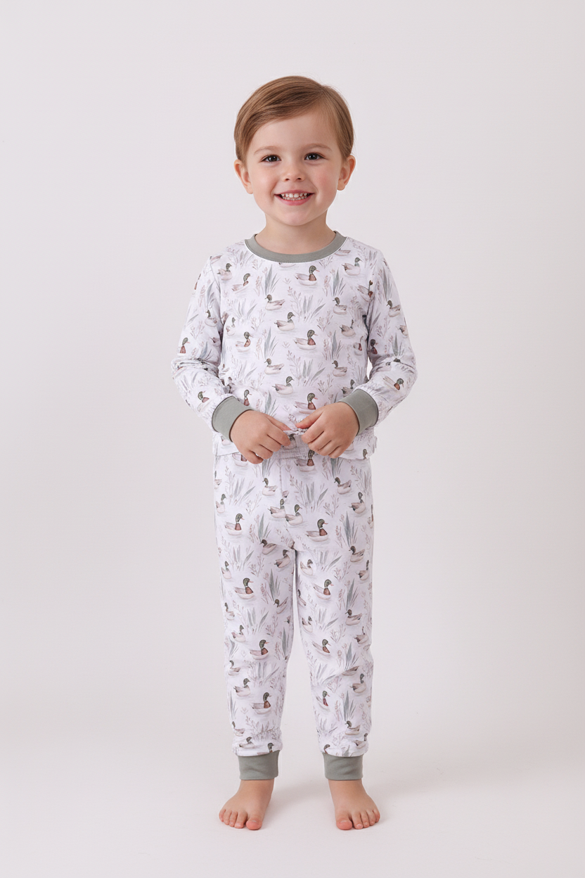 Mallard Duck Pajamas 2 Piece Set