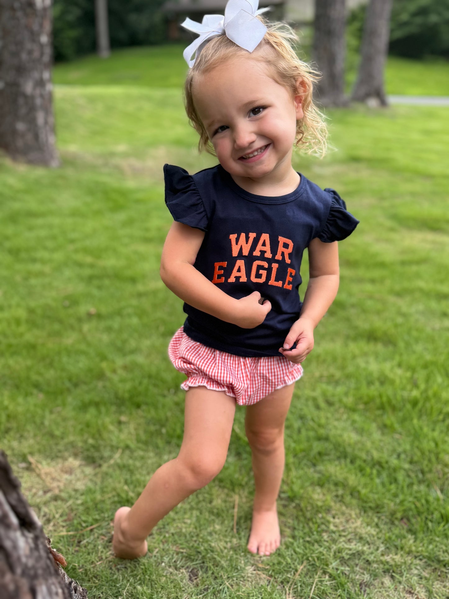 Girls Auburn Diaper Set