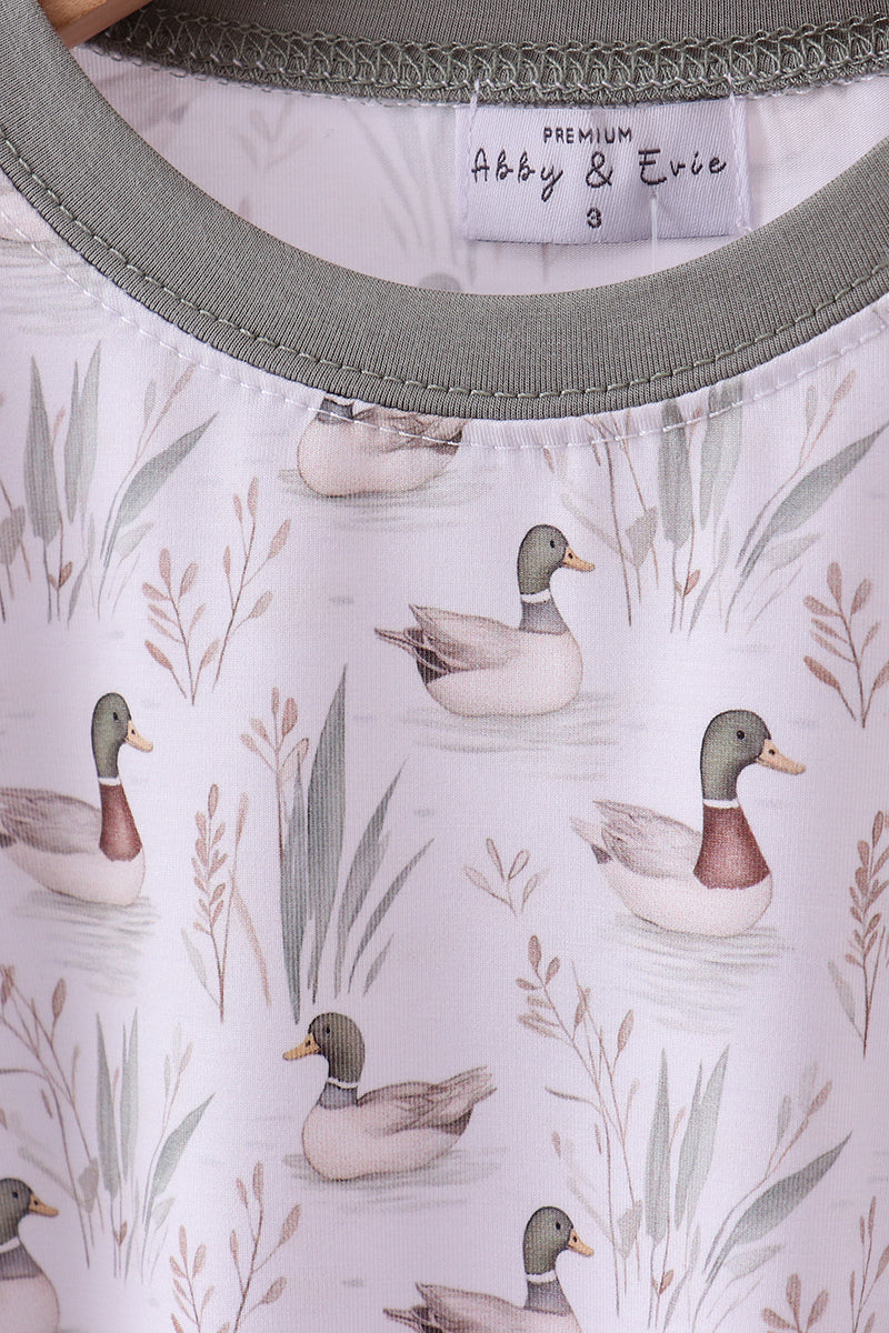 Mallard Duck Pajamas 2 Piece Set