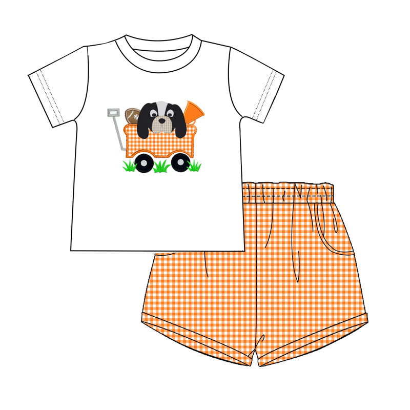 Boys Dog Football Short Set