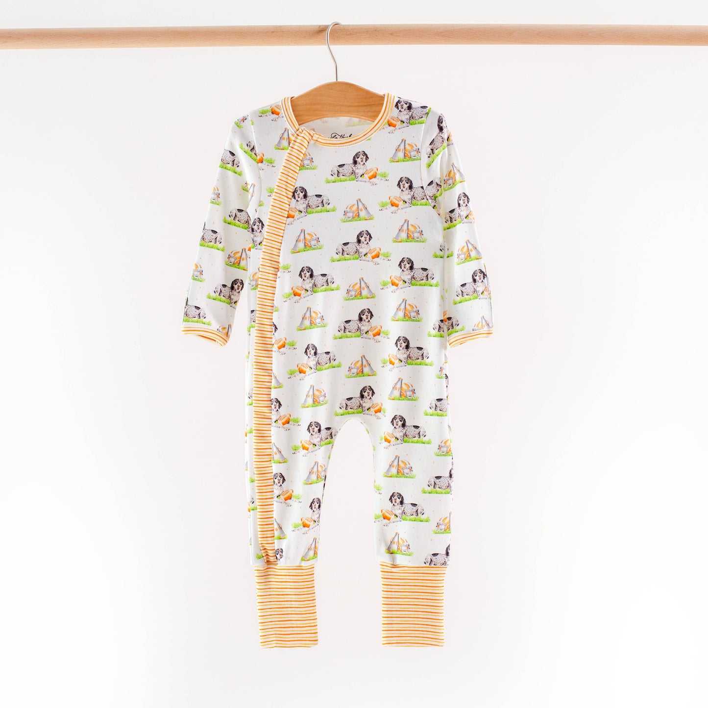 Mascot Mania in Tennessee Organic Cotton Kids Pajamas Zip Up