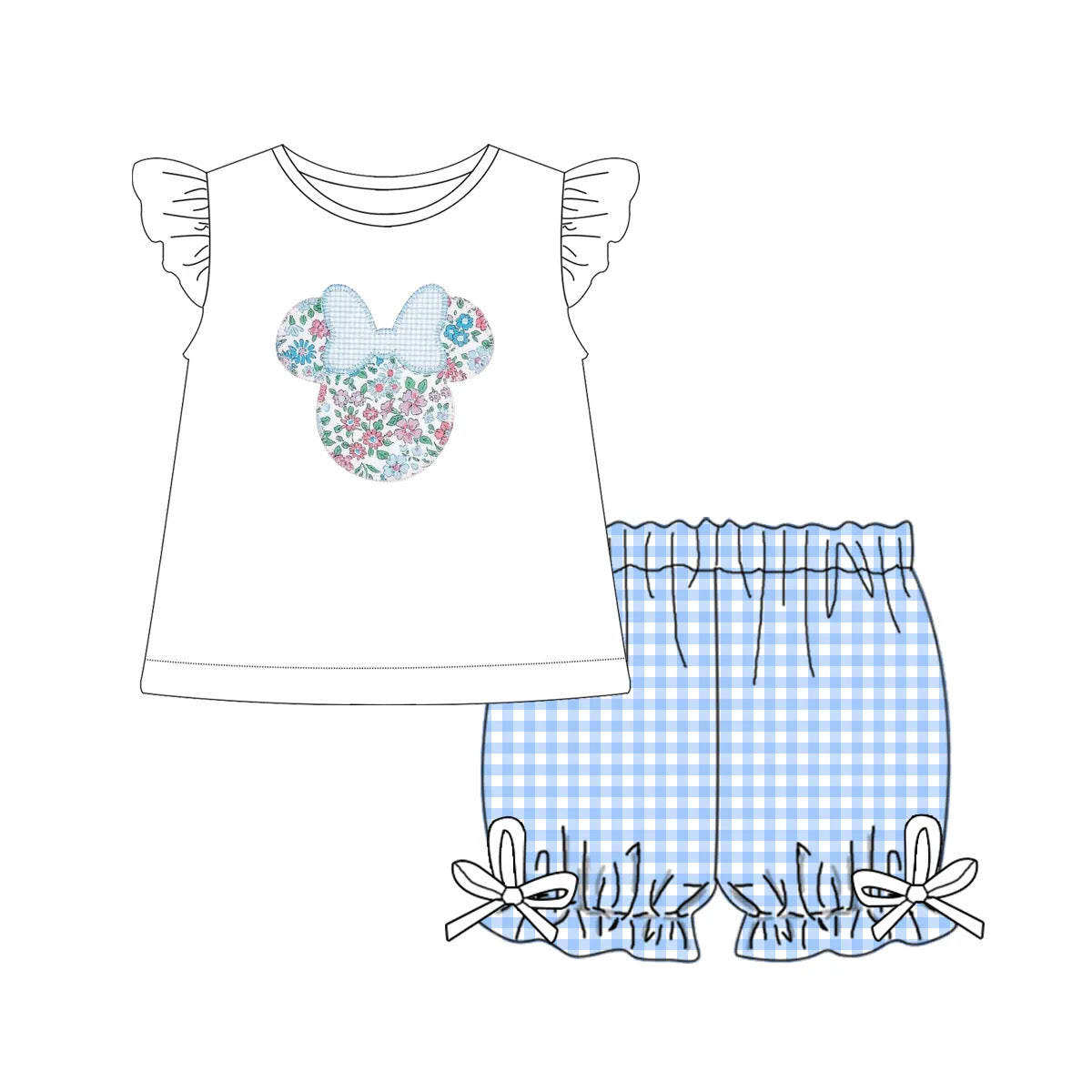Girls Character Short Set
