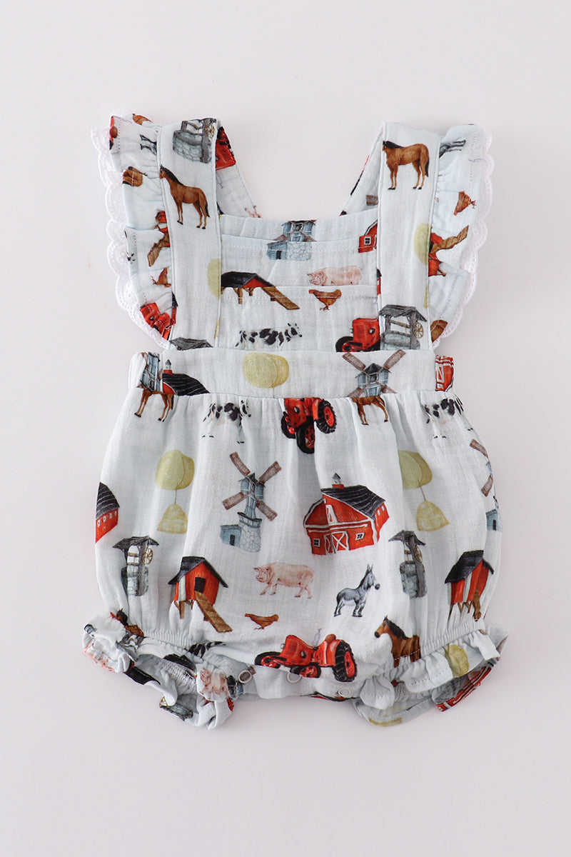 Farm Muslin ruffle bubble