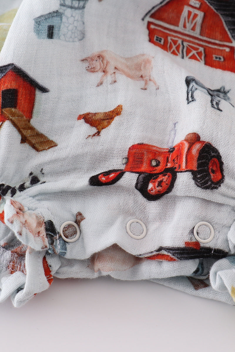 Farm Muslin ruffle bubble