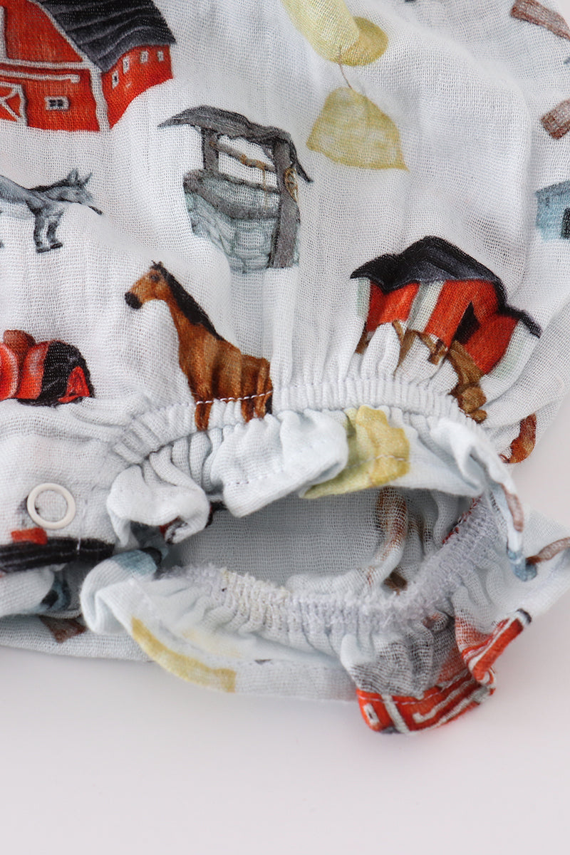 Farm Muslin ruffle bubble