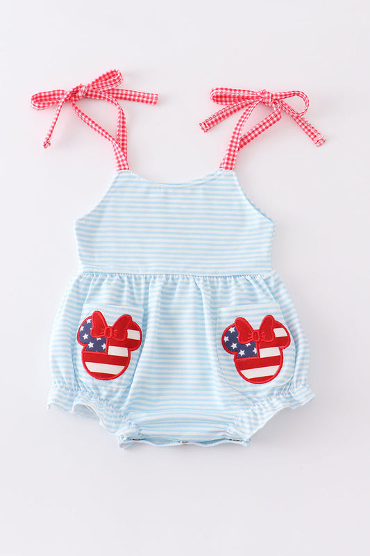 Minnie Mouse American Flag Bubble