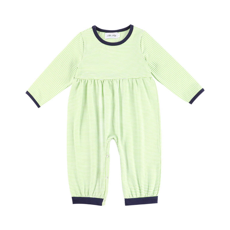 Boys Light Green and Navy Longall