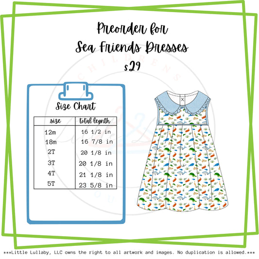 Sea Friends Dress Preorder