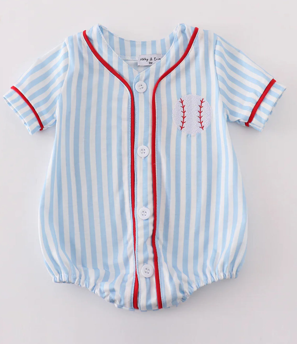 Blue stripe baseball Bubble