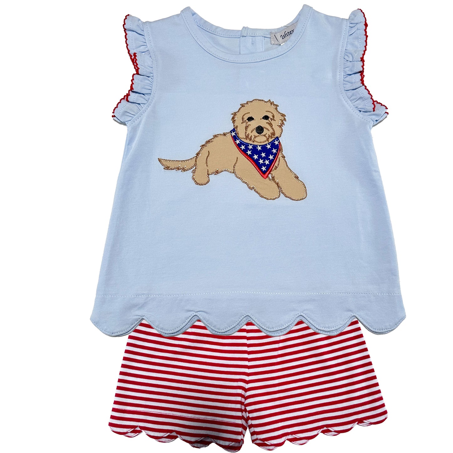 Golden Doodle Girl’s Short Set