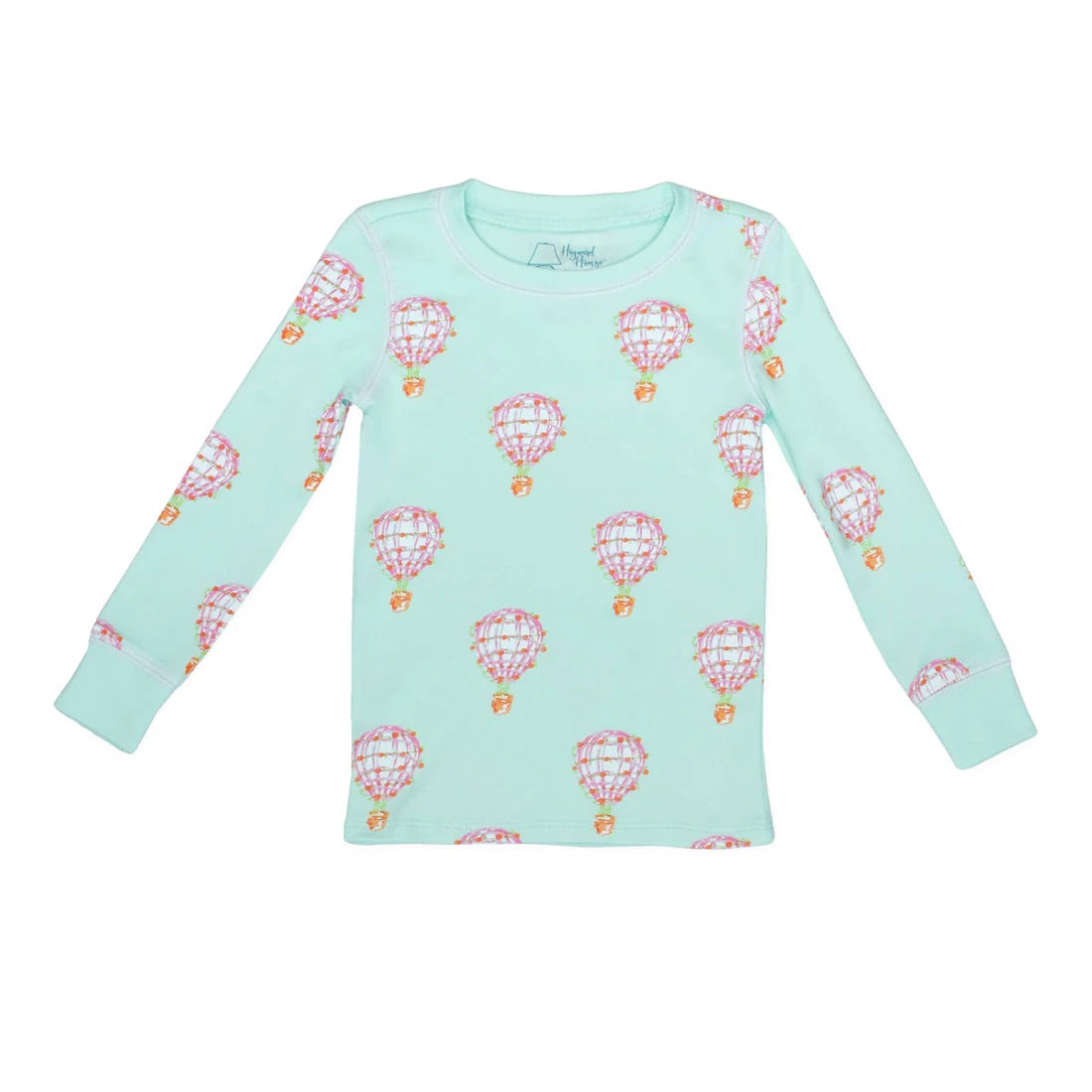 Pink Hot Air Balloon 2 Piece Pajama Set