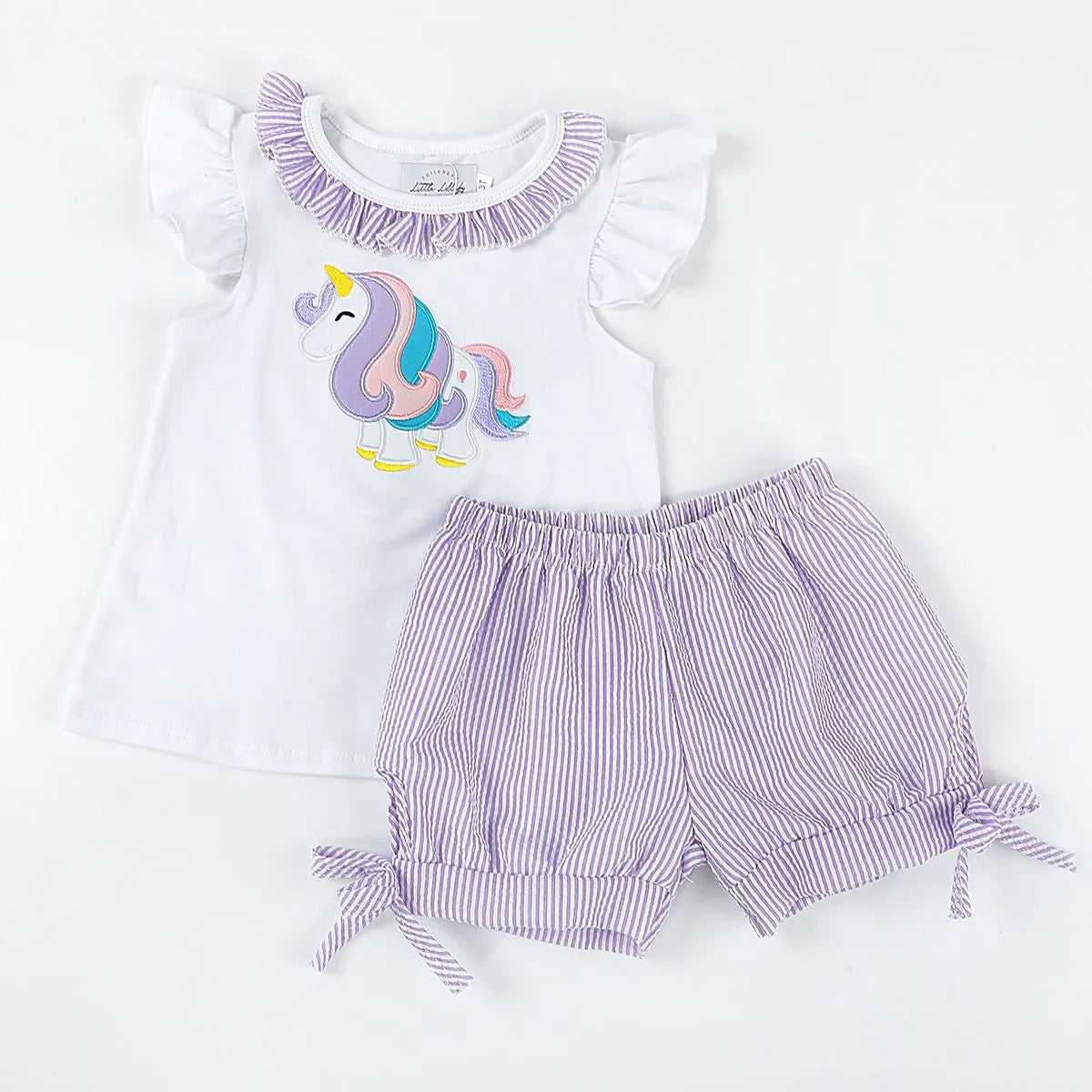 Girls Unicorn Short Set