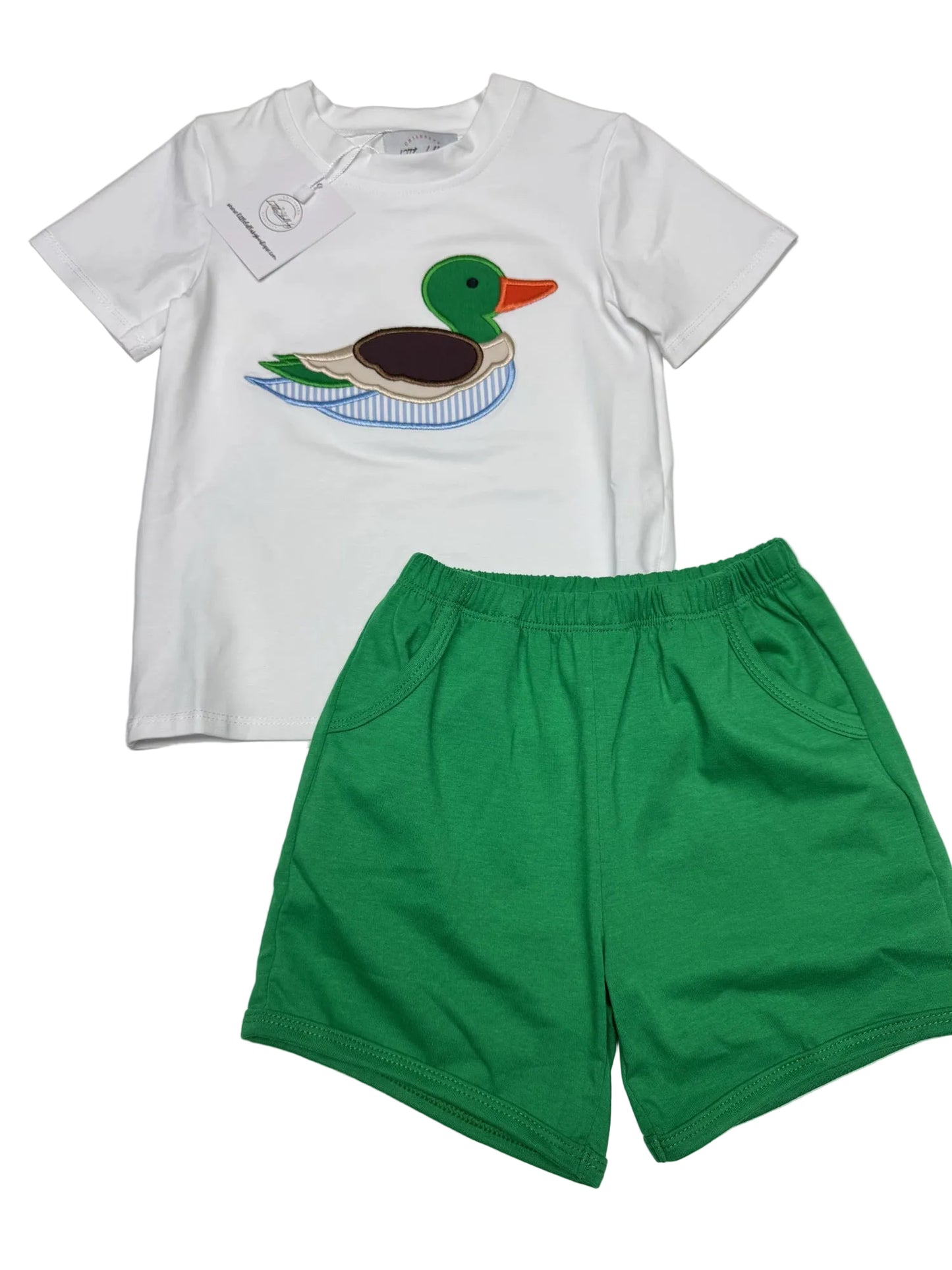 Boys Mallard Duck Short Set