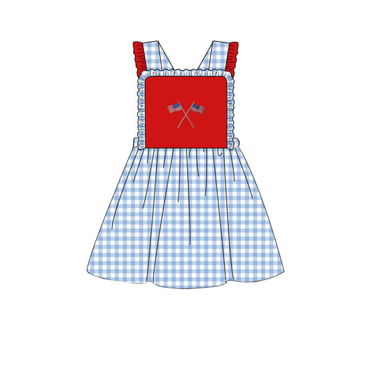 Girls Red, White and Blue Dress