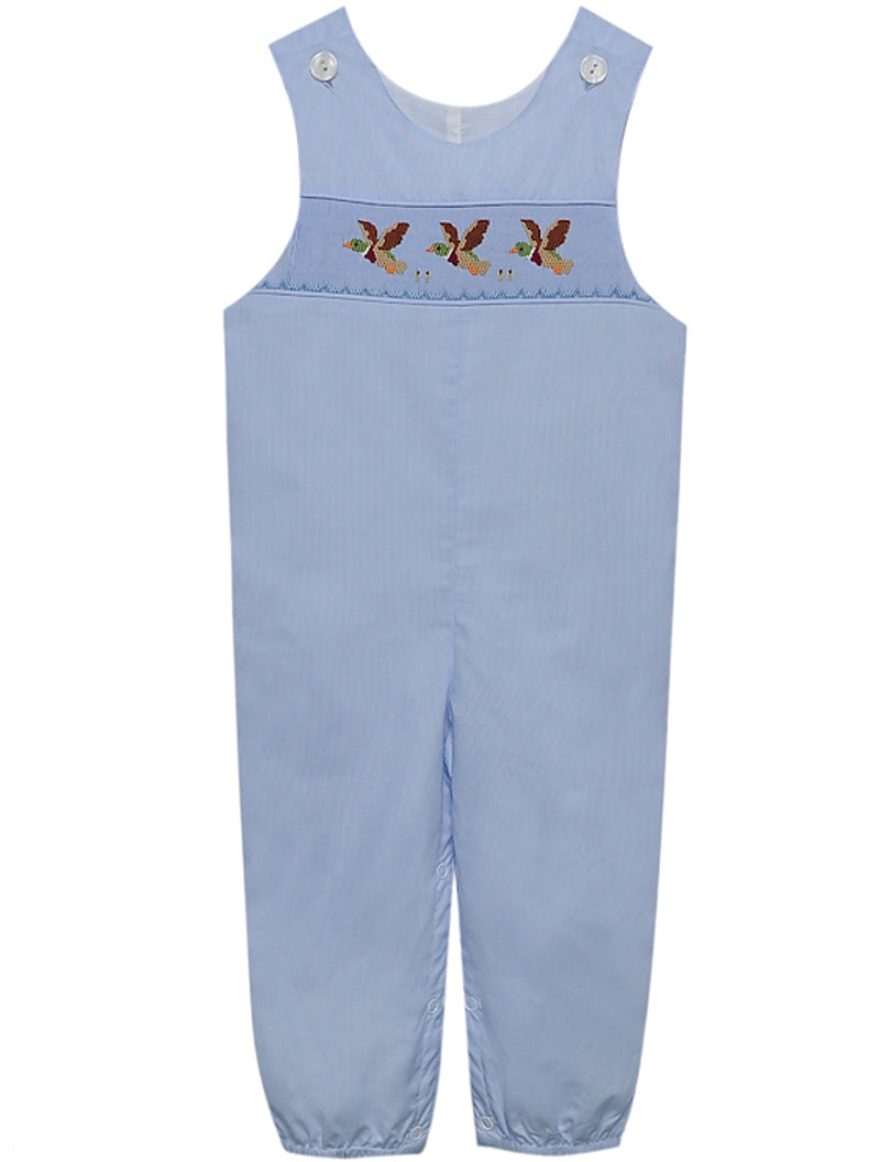 Boys Hand Smocked Mallard Duck Longall