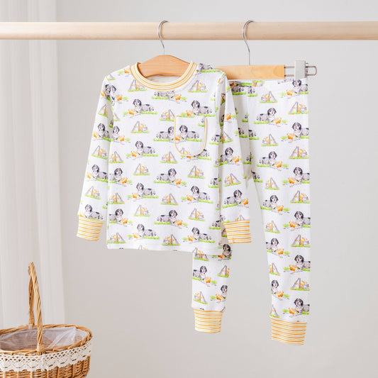 Mascot Mania in Tennessee Organic Cotton Kids Pajamas 2 Piece