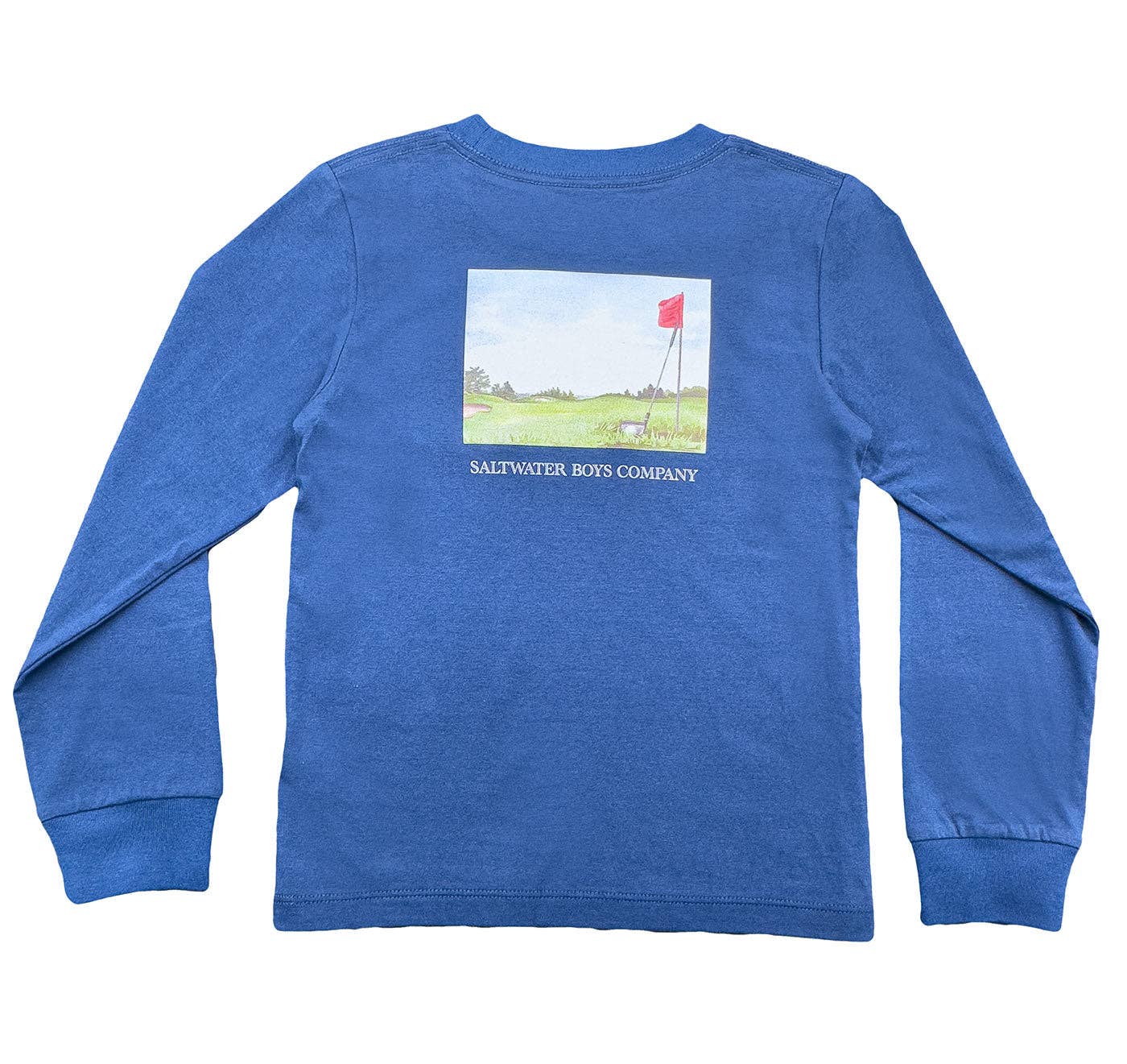 Golf Graphic Tee LS Blue