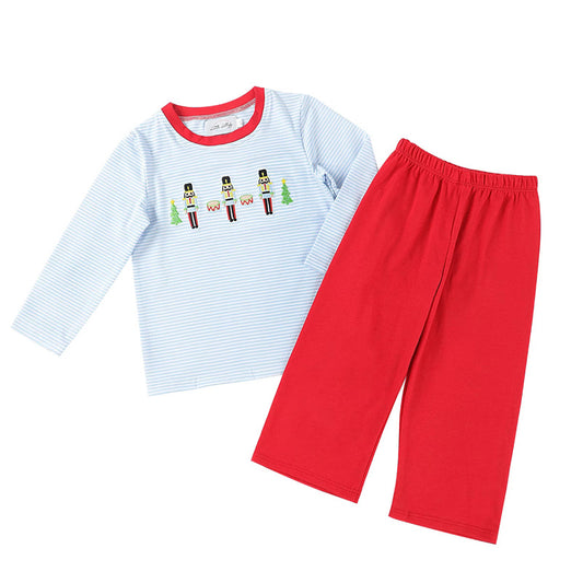 Boys Nutcracker Christmas Pants Set