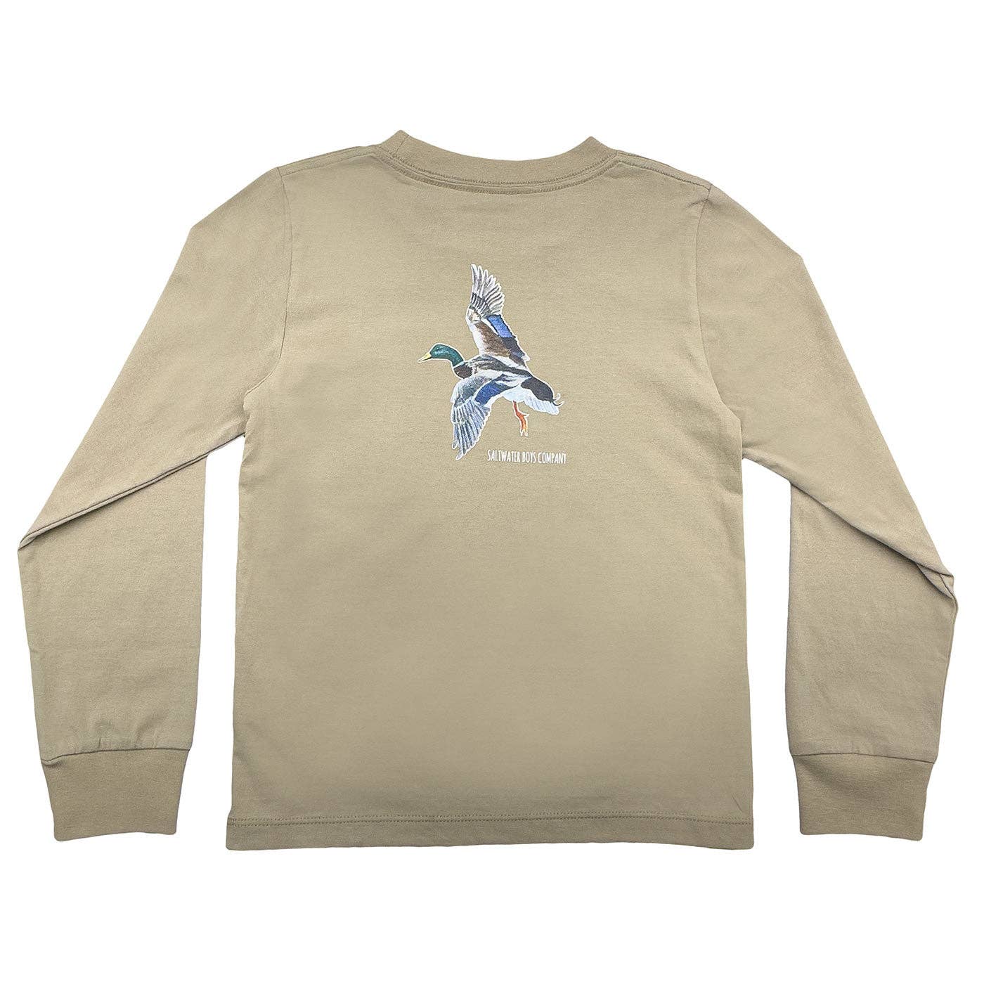 Mallard Graphic Tee LS Taupe