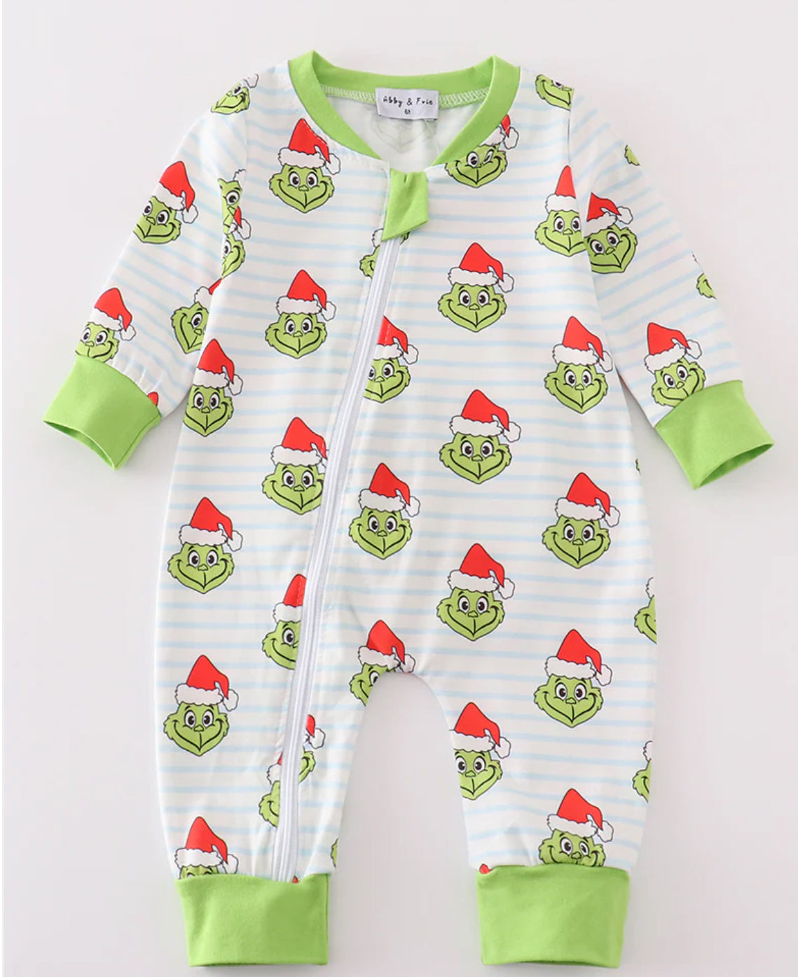 Boy’s Grinch Zipper Pajamas