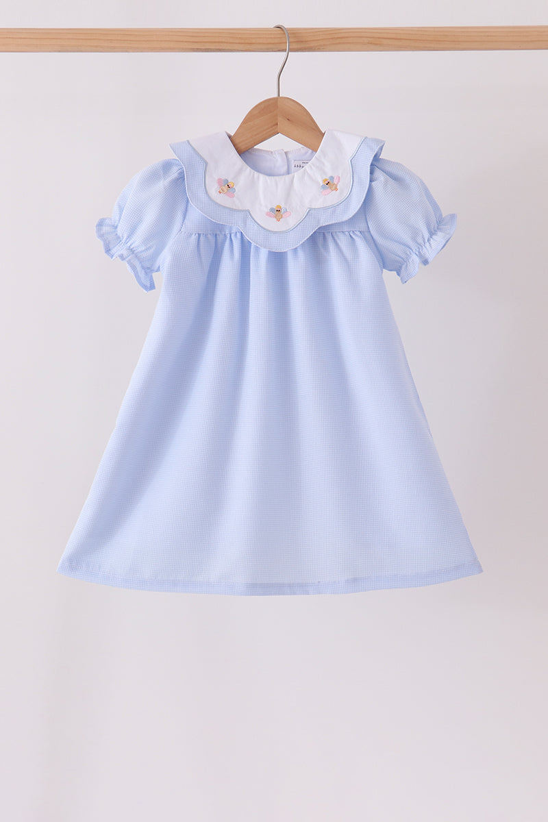 Girls Blue Turkey Dress