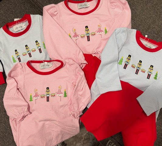 Girls Nutcracker Embroidery Longall