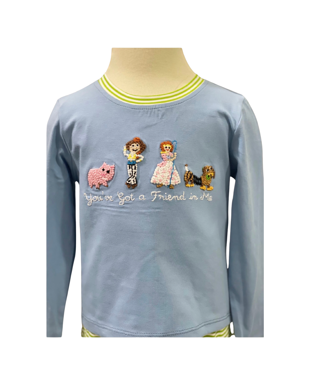 Girls Character French Knot Legging Set Preorder
