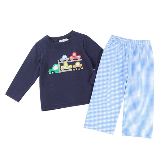 Boys Truck Pants Set