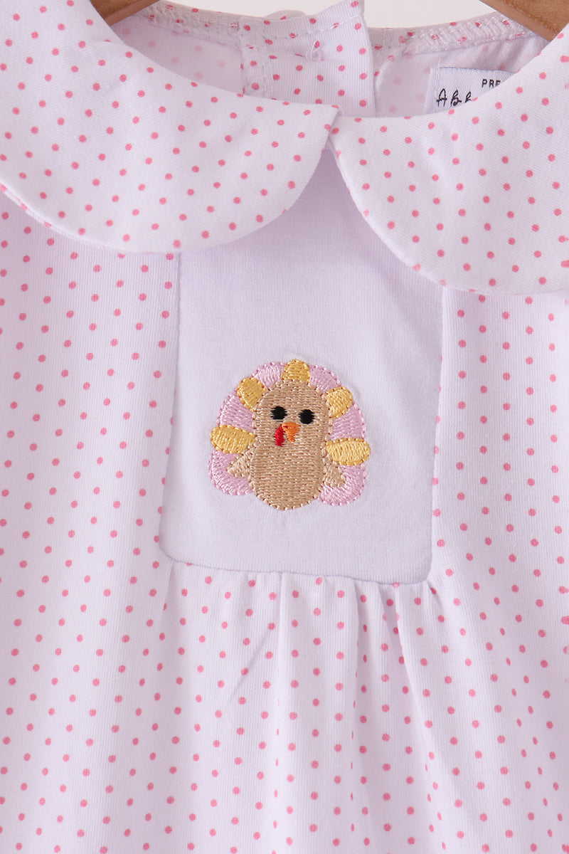 Girls Knit Turkey Dress