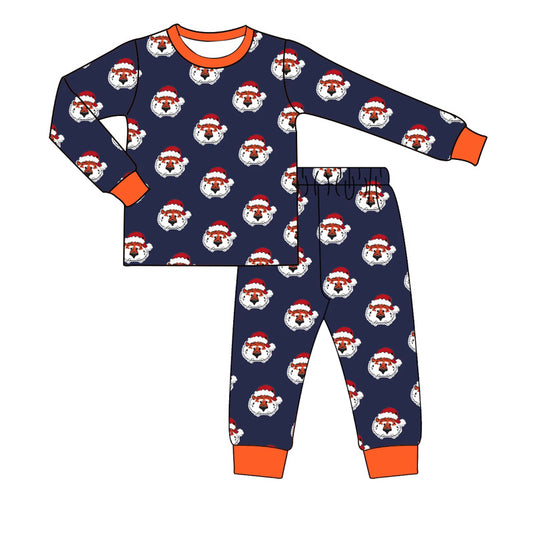 Boys Tiger Santa Hat Pajamas Preorder