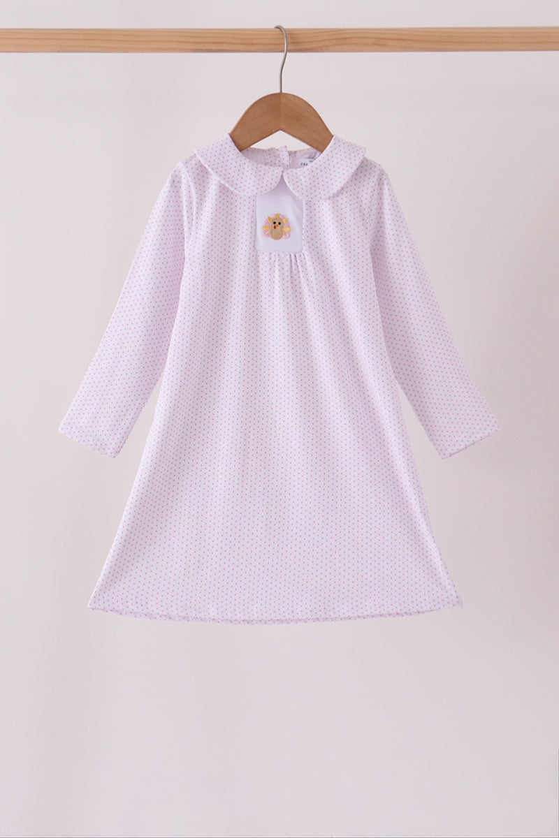 Girls Knit Turkey Dress