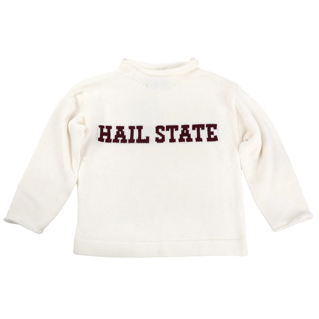 Hail State Roll Neck Sweater