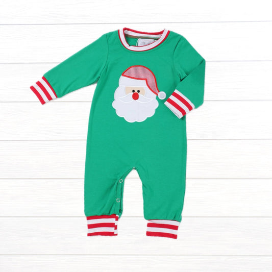 Boys Appliqué Santa Clause Longall