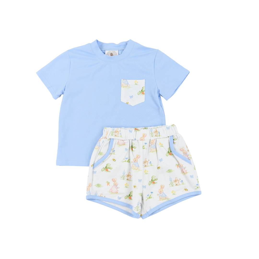 Easter Boys Play Pocket Short Set