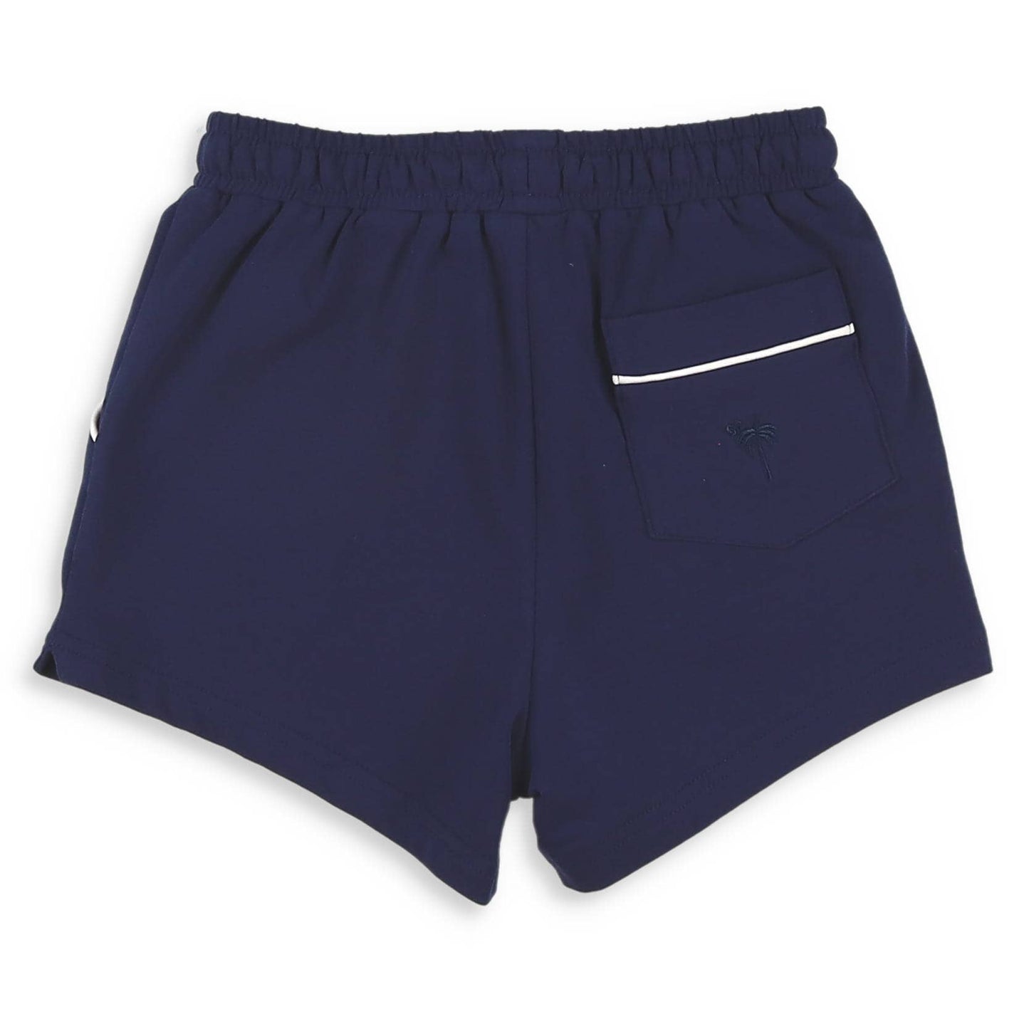 Navy Knit Shrimp Shorts