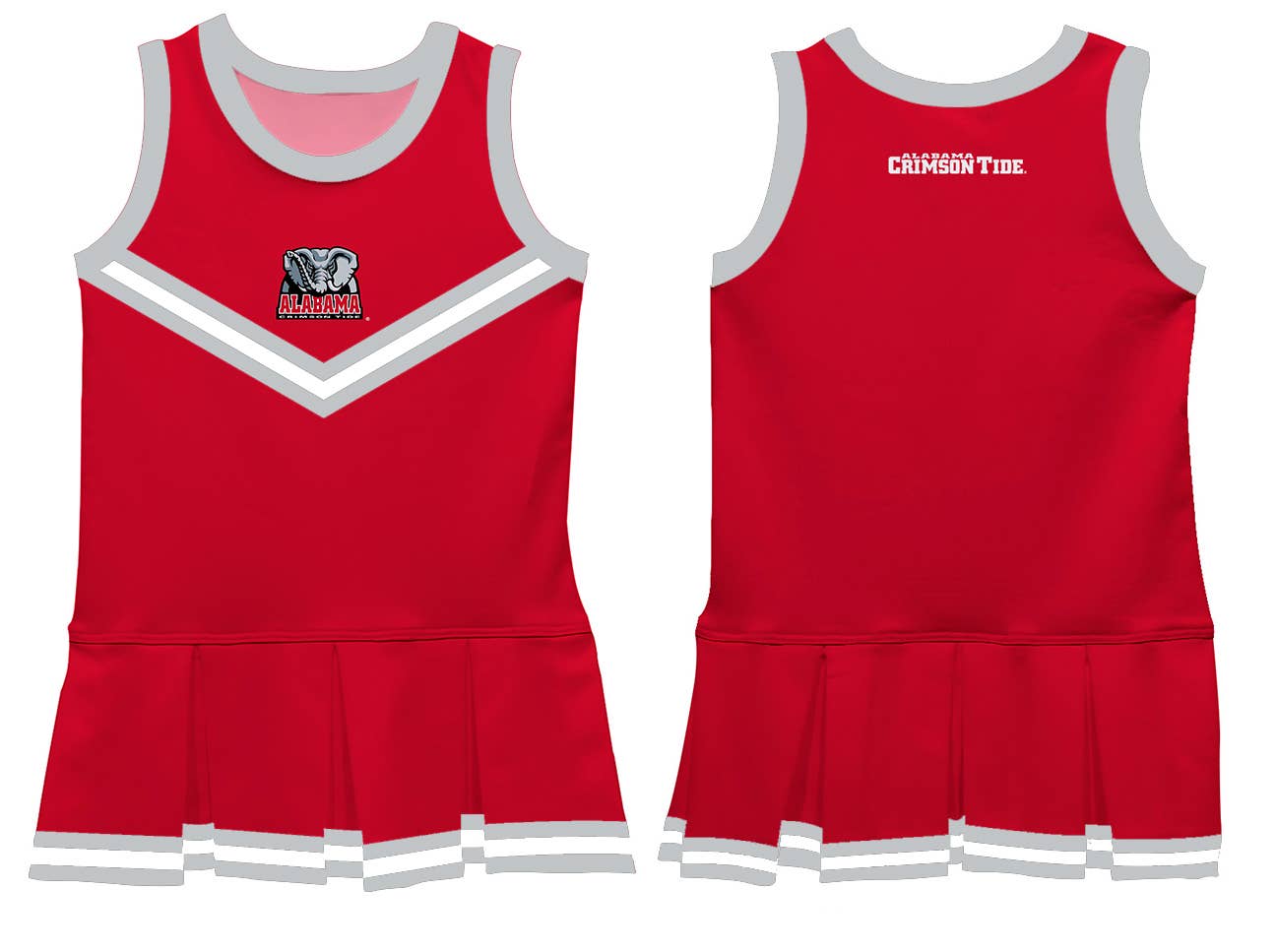 Alabama Crimson Tide Red Sleeveless Cheerleader Dress