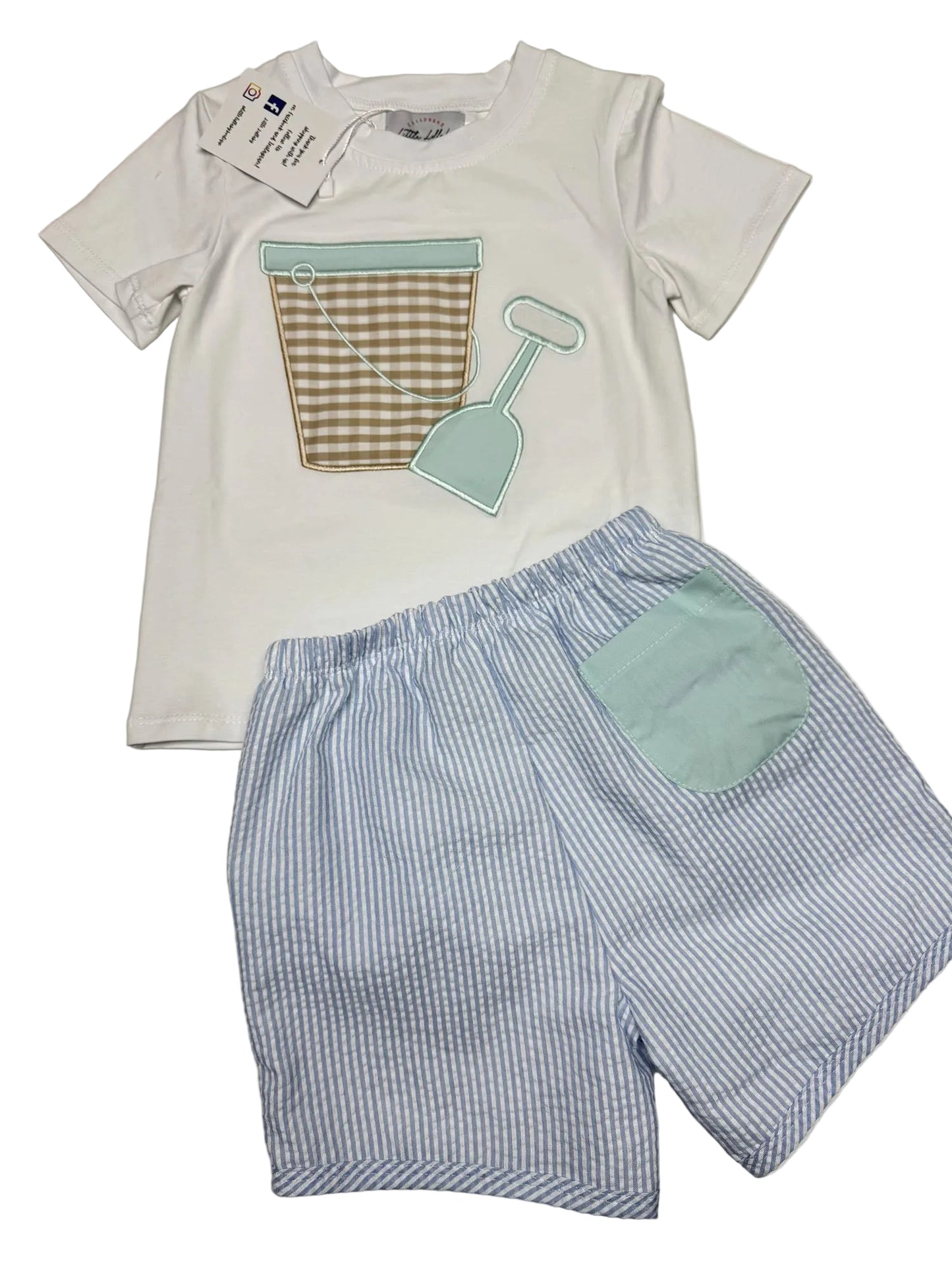 Boys Sand Bucket Short Set
