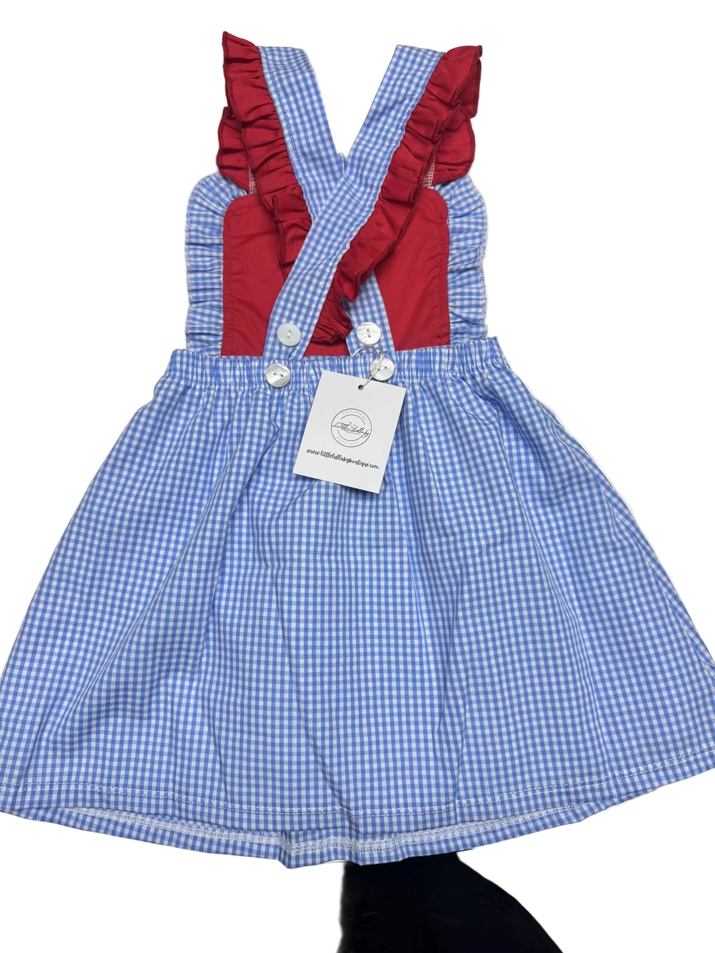 Girls Red, White and Blue Dress