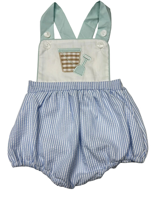 Boys Sand Bucket Sun Suit Bubble