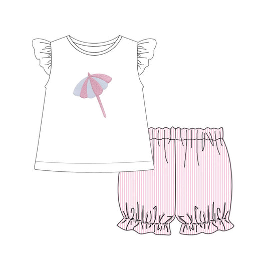 Girls Seahorse Short Set