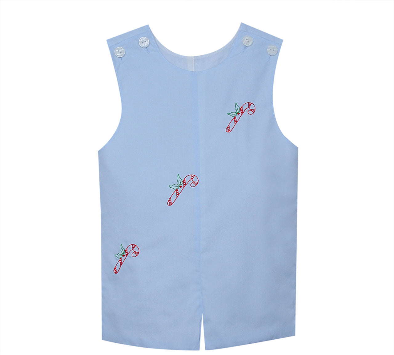 Boys Hand Stitched Candy Cane Shortall