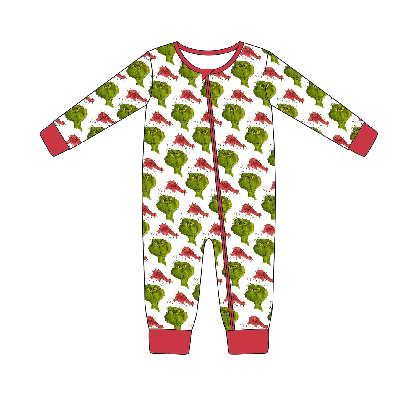 Preorder Mean One Watercolor Zippy Pajamas