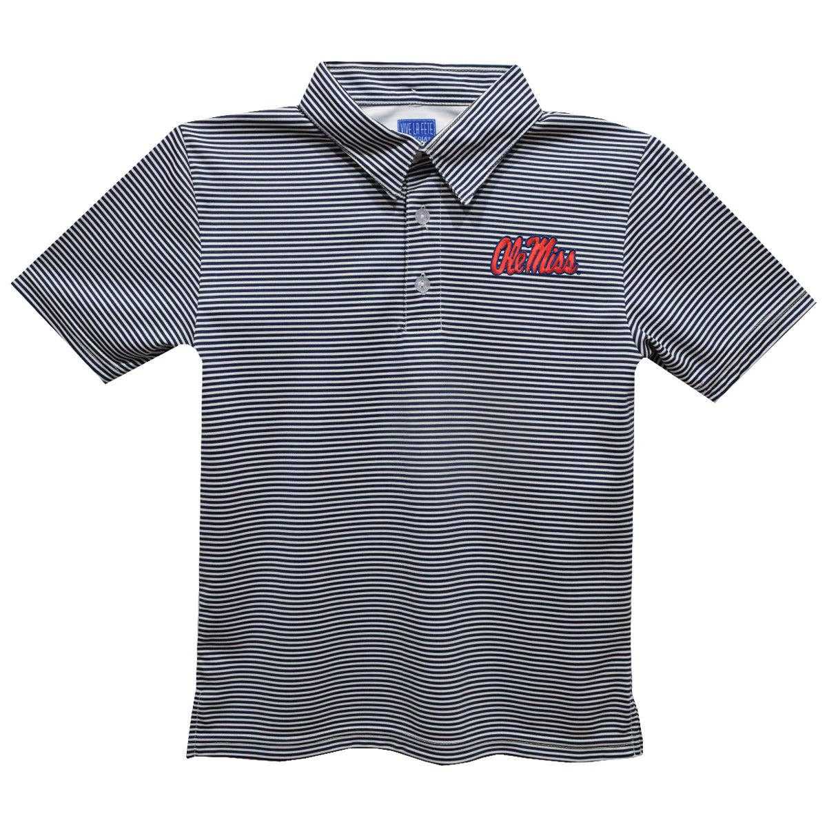 Ole Miss University Logo Short Sleeve Polo
