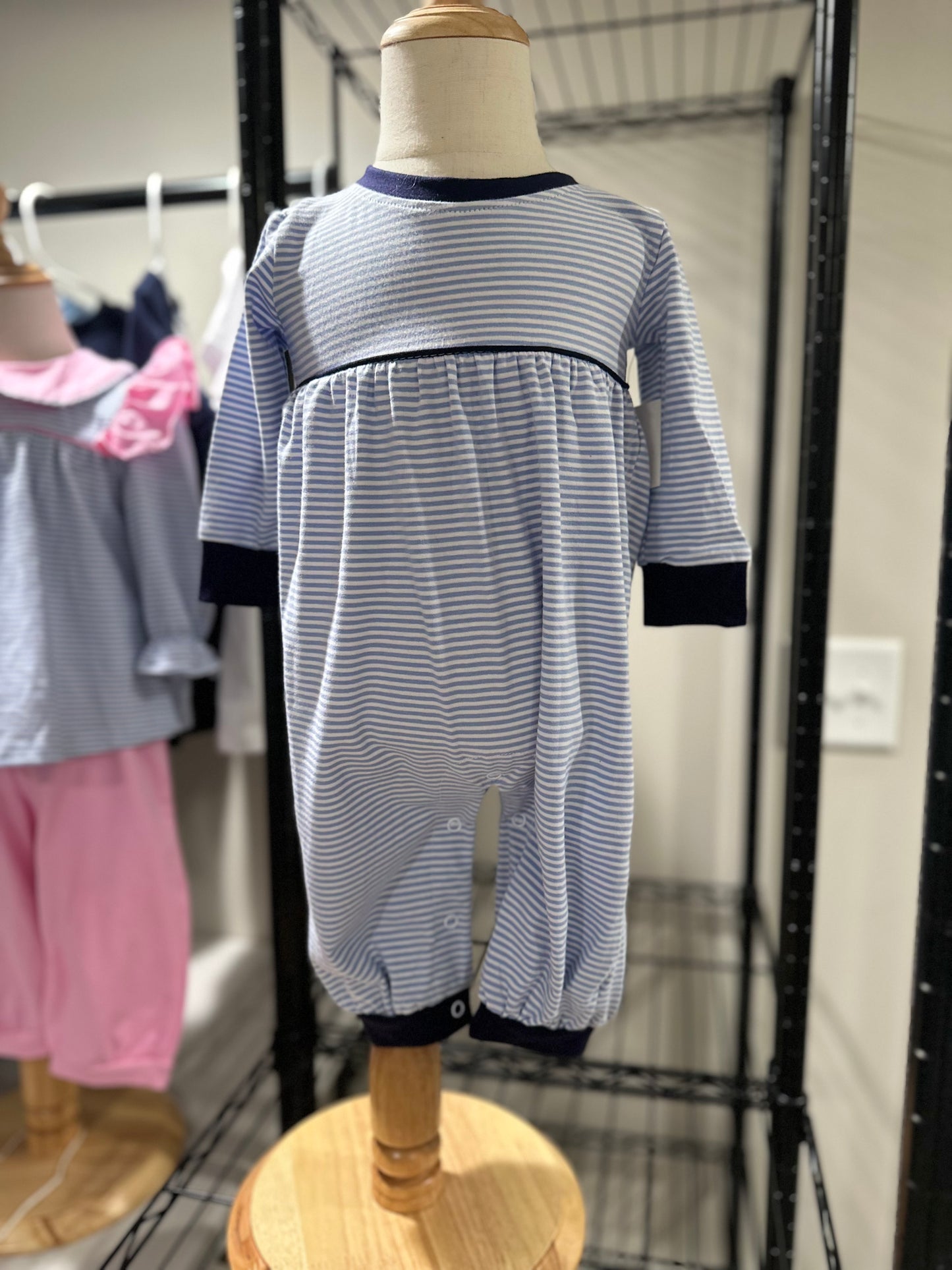 Preorder Boys Navy and Light Blue Longall