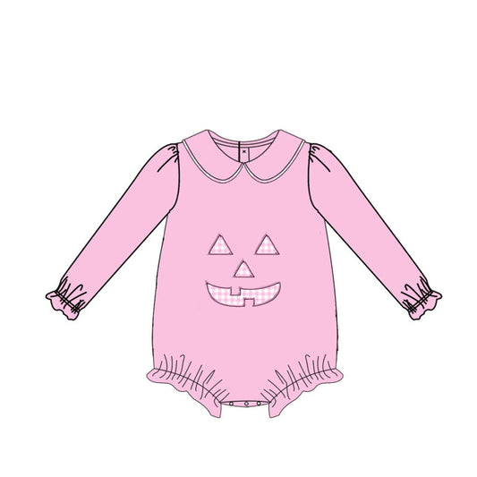 Girls Jack O Lantern Applique Bubble Preorder