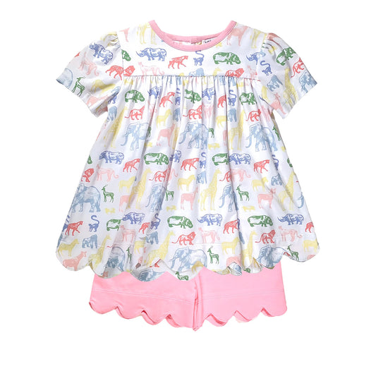 Zoo Friends Girl’s Short Set