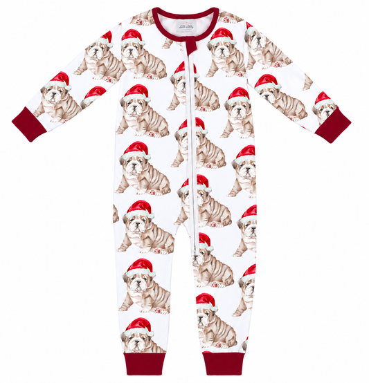 Santa Bulldog Mascot Zippy Preorder