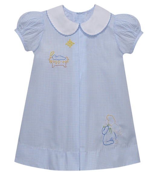 Girls Hand Stitched Nativity Dress