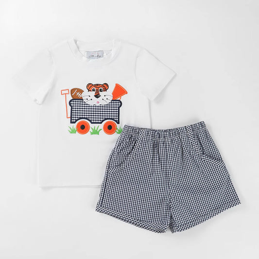 Boys Tiger Football Short Set