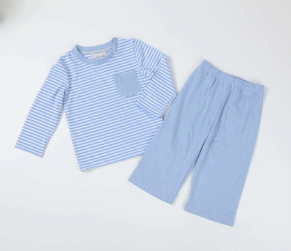 Preorder Boys light blue Pants Set